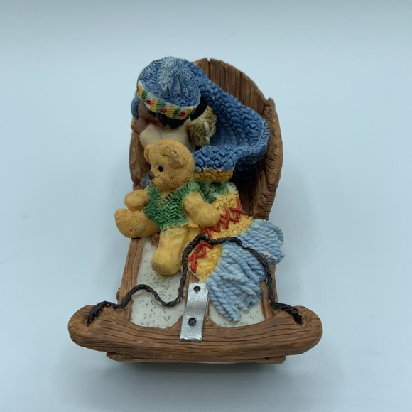 1998 Sarah's Attic Heavenly Peepers - Winter Fun - January - Picture 2 of 6